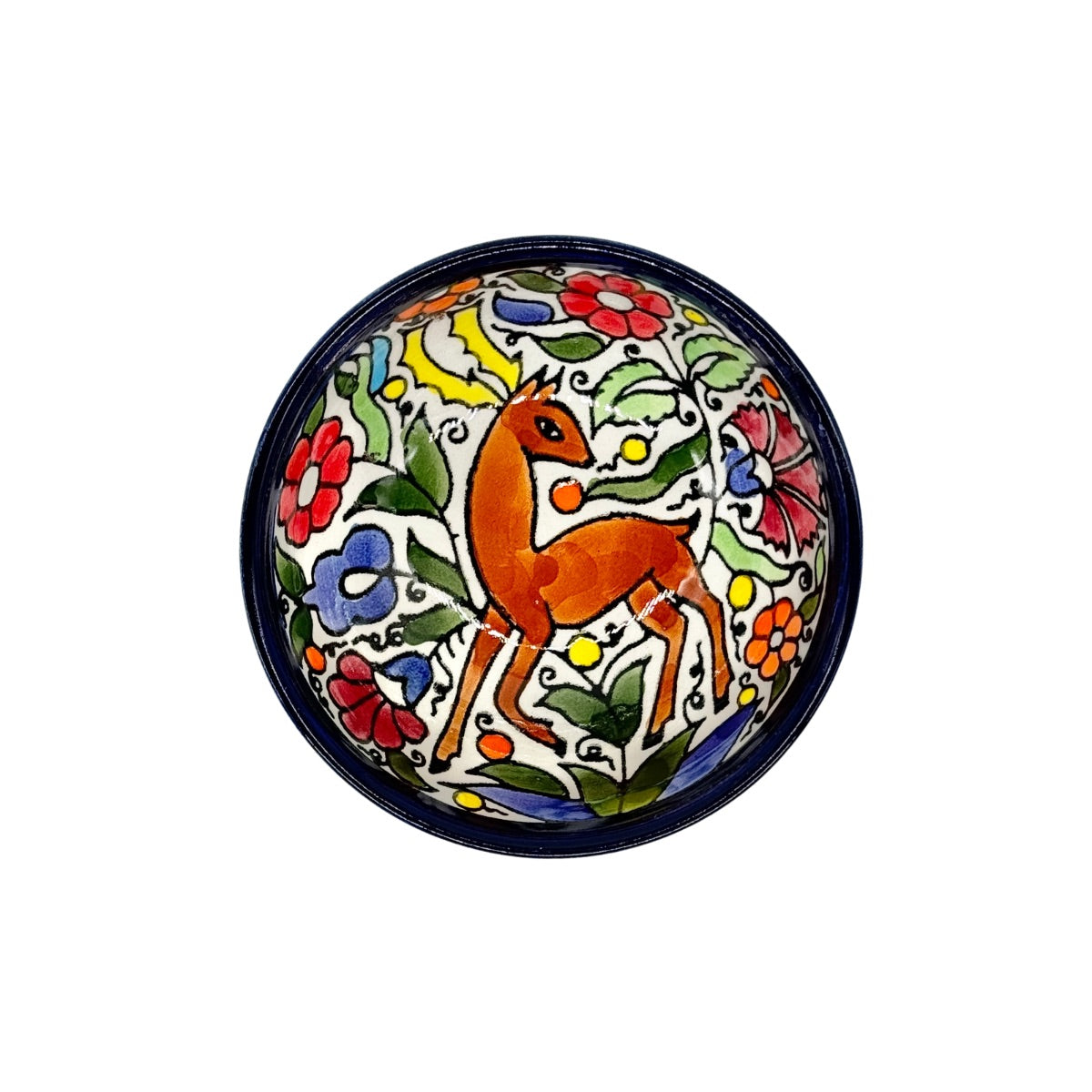 Ceramic "Dipping" Bowl (3.5”)- Gazelle