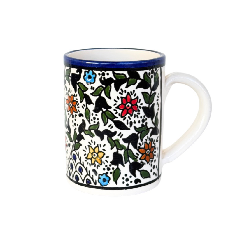 Ceramic Mug - Multicolored Vine