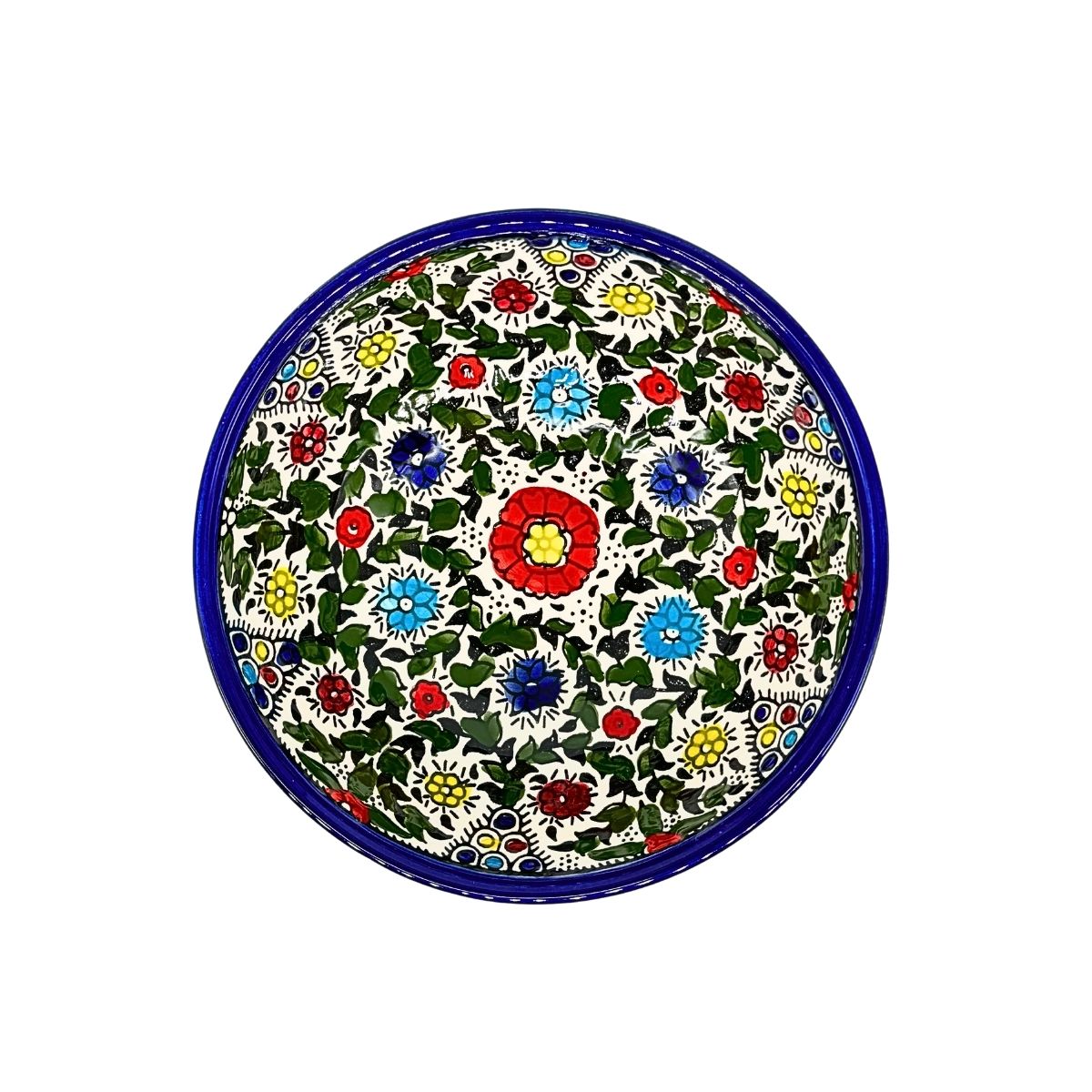 Ceramic Bowl 6" - Multicolor Vine