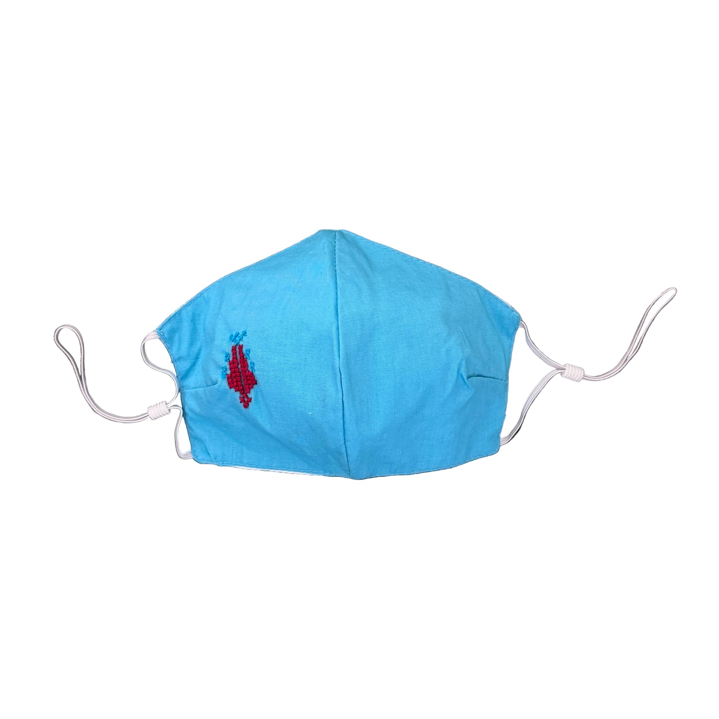 Tatreez Face Mask - Saru Turquoise