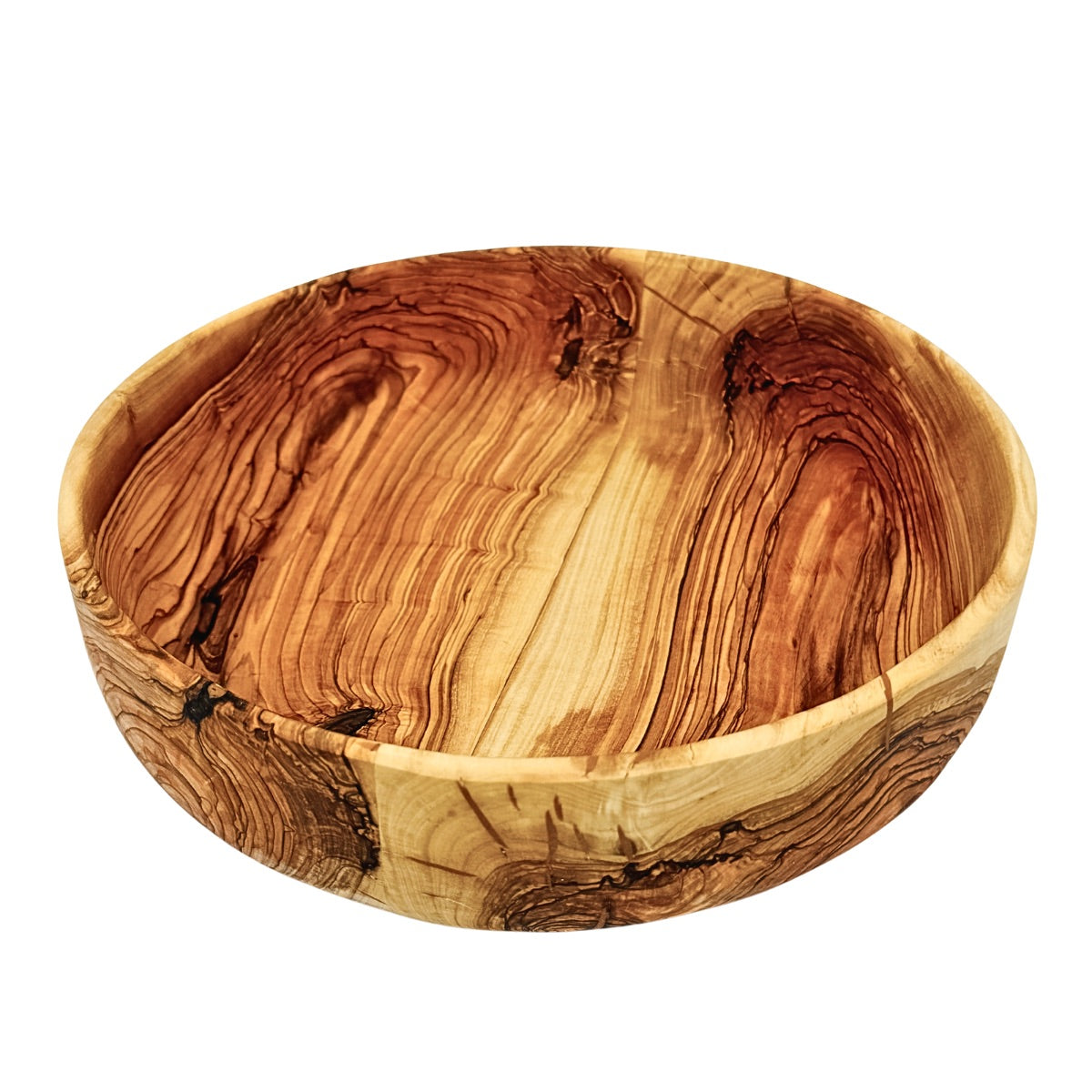 Olive Wood Salad Bowl (10”)