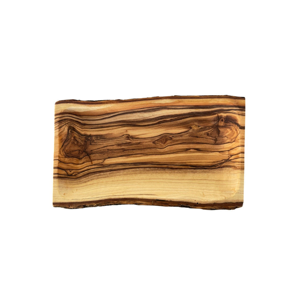 Olive Wood Rustic Bark Dish