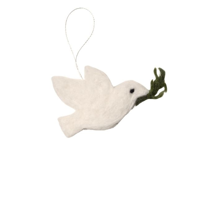 Wooly Dove Ornament