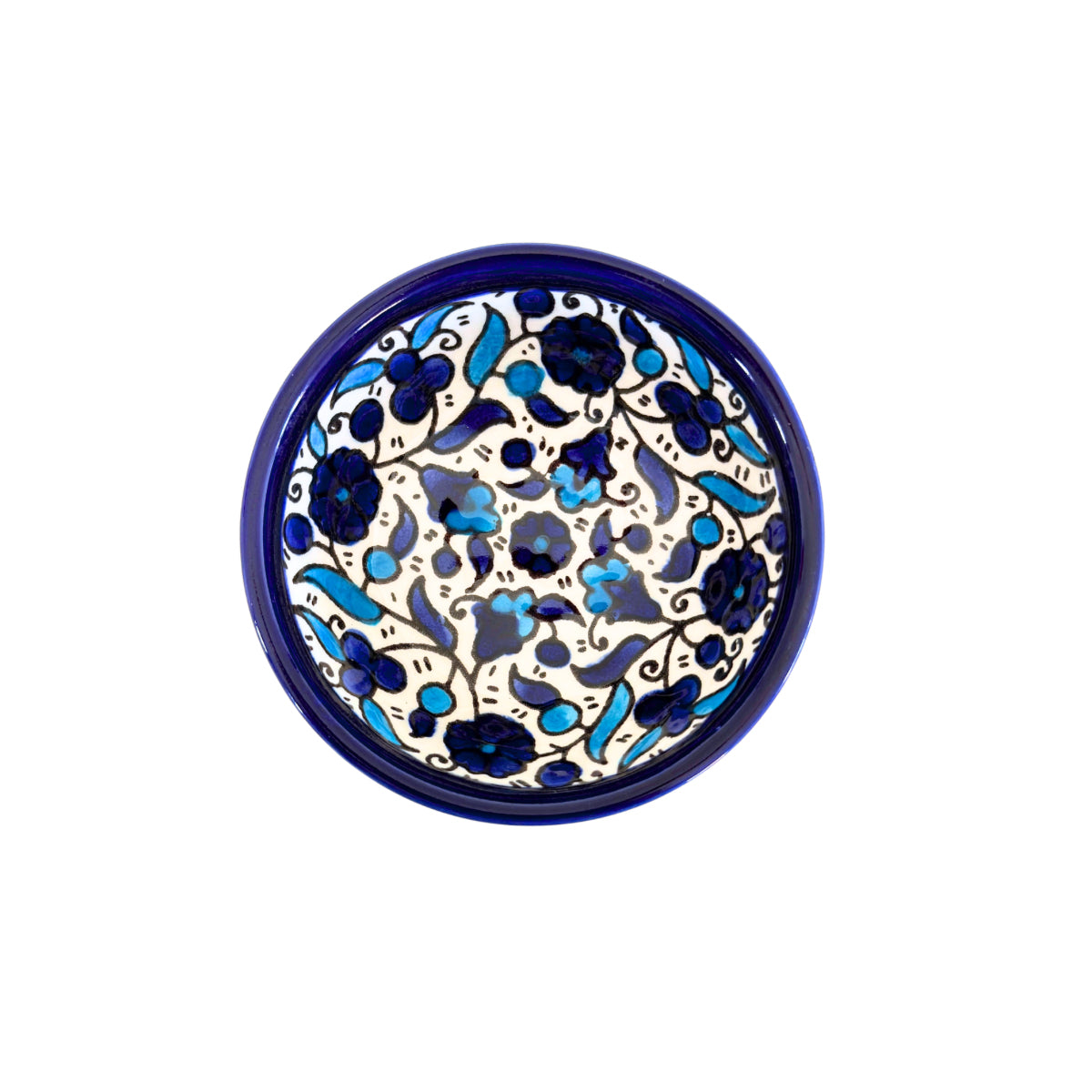Ceramic "Dipping" Bowl (3.5”) - Blue/Light Blue