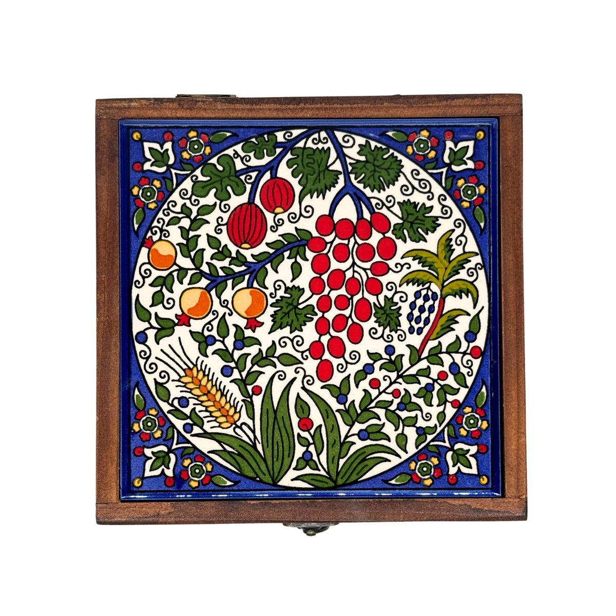 Wood & Ceramic Tile Box - Paradise