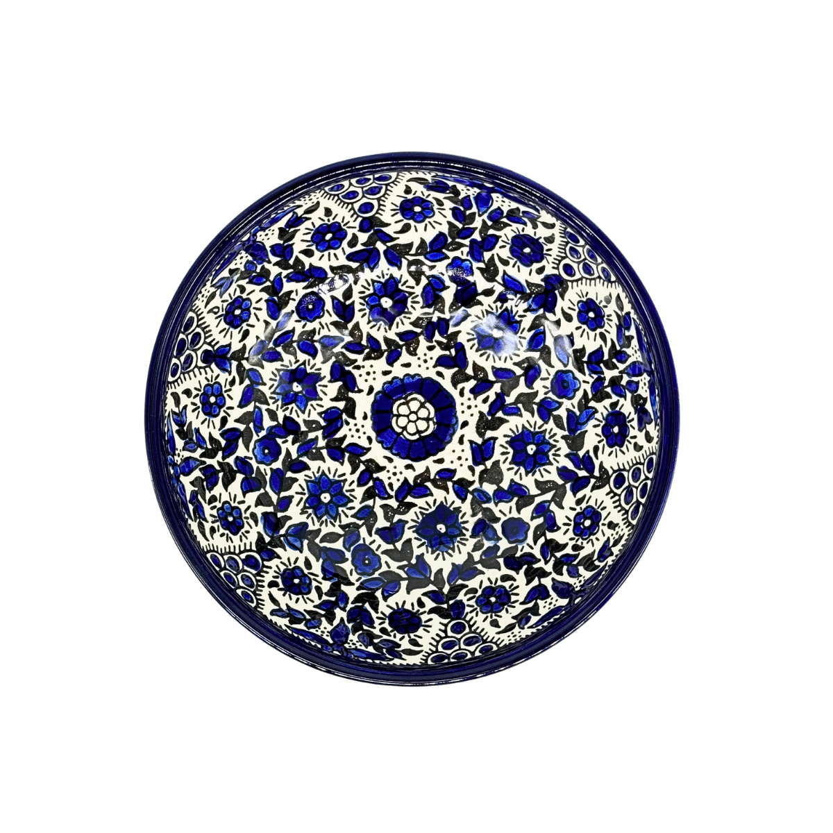 Ceramic Bowl 6" - Blue Vine