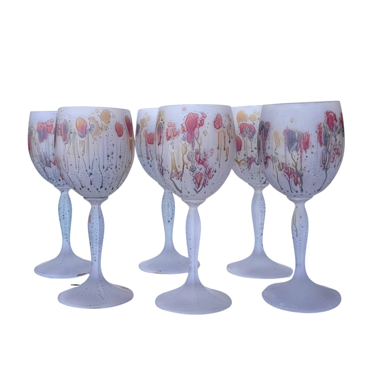 Phoenician Style Stemware, Set of Six