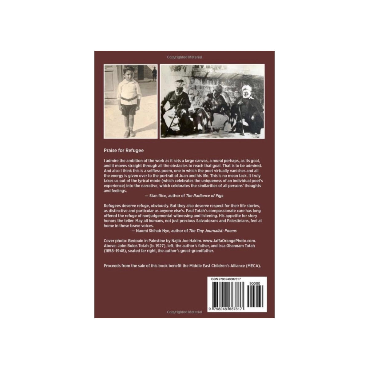 Refugee: Poems of El Salvador & Palestine