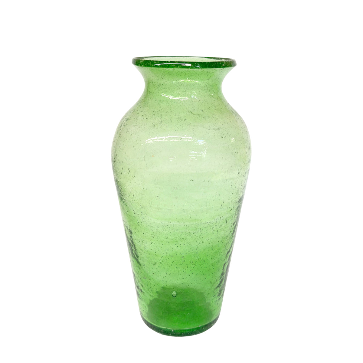Glass Vase (9”) - Emerald