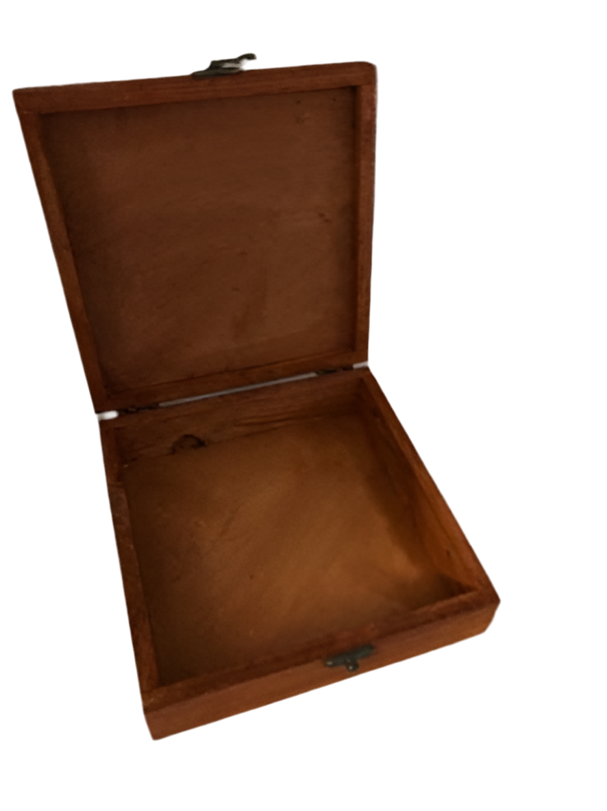 Wood & Ceramic Tile Box - Divine Tulip