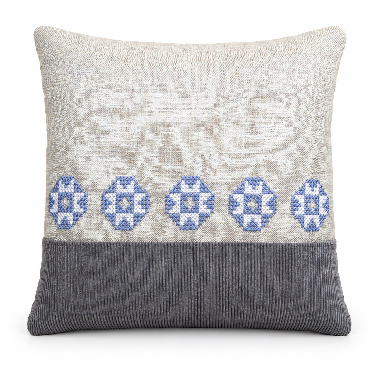 Maha Pillow Cover - Grey
