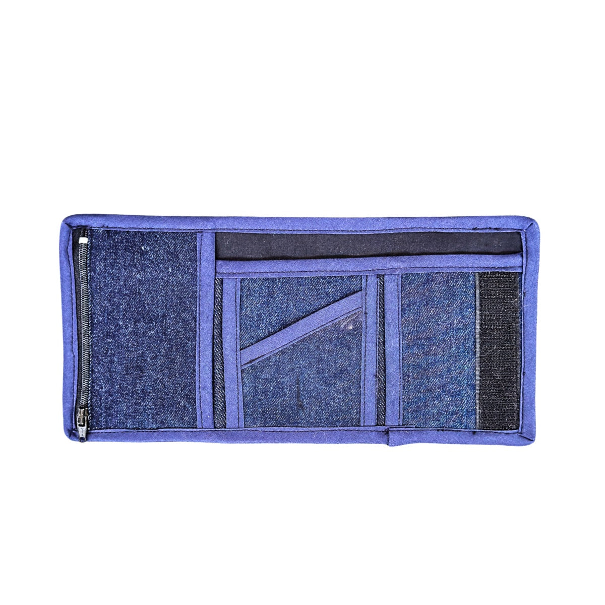 Embroidered Denim Wallet