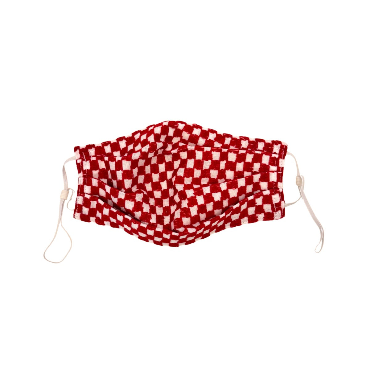 Keffiyeh Mask - Red & White
