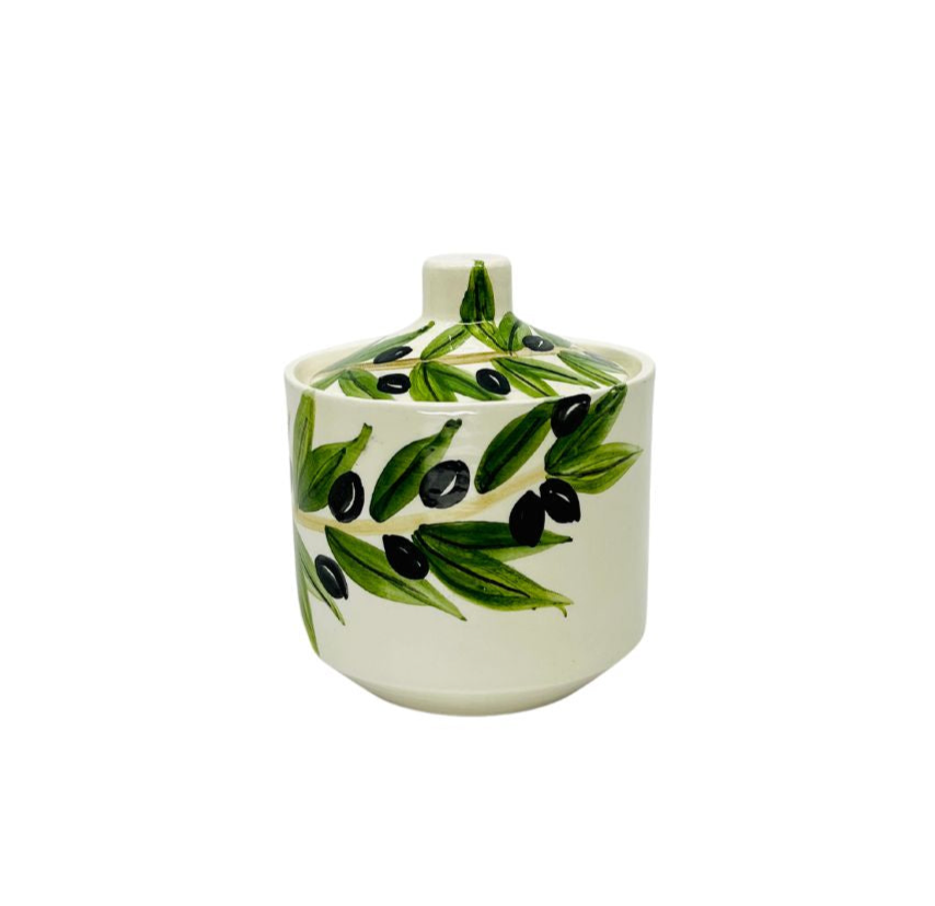 Ceramic Jar (3") - Olives