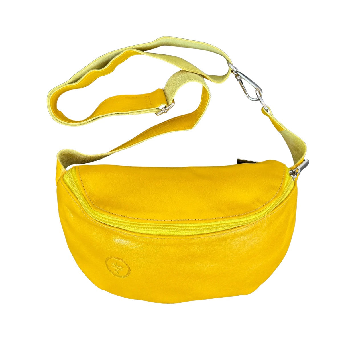 Leather Fanny Pack - Lemon
