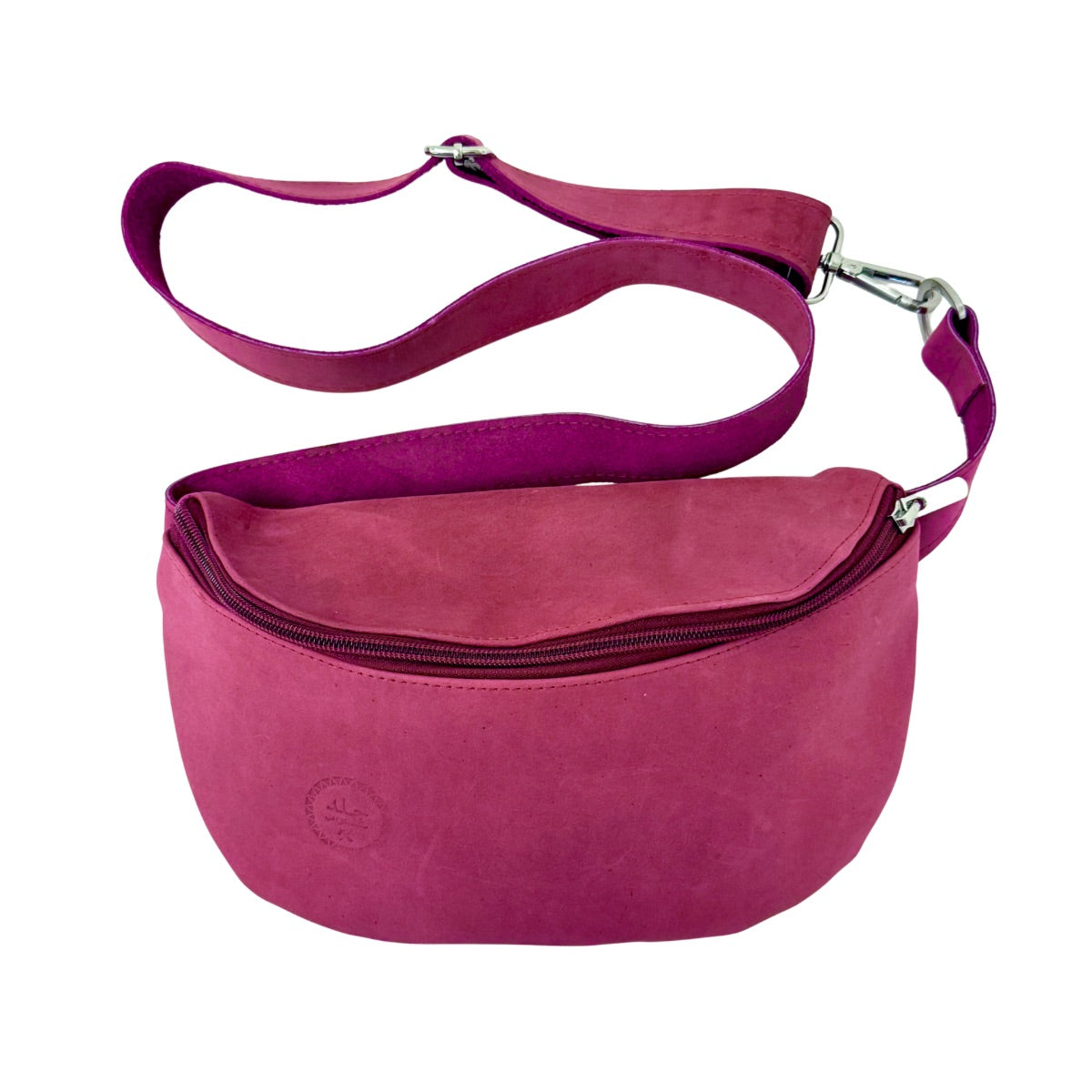 Leather Fanny Pack - Pink
