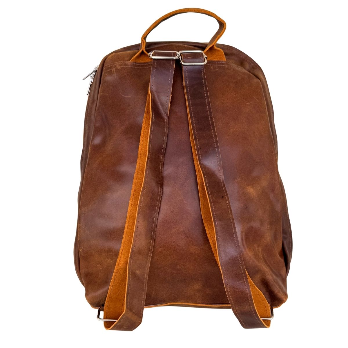 Leather Backpack - Brown