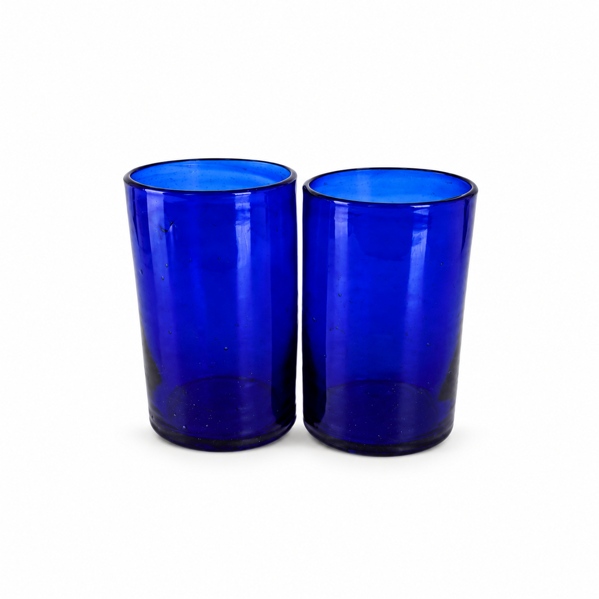 Glass Tumbler (4”) Set of 2 - Sapphire