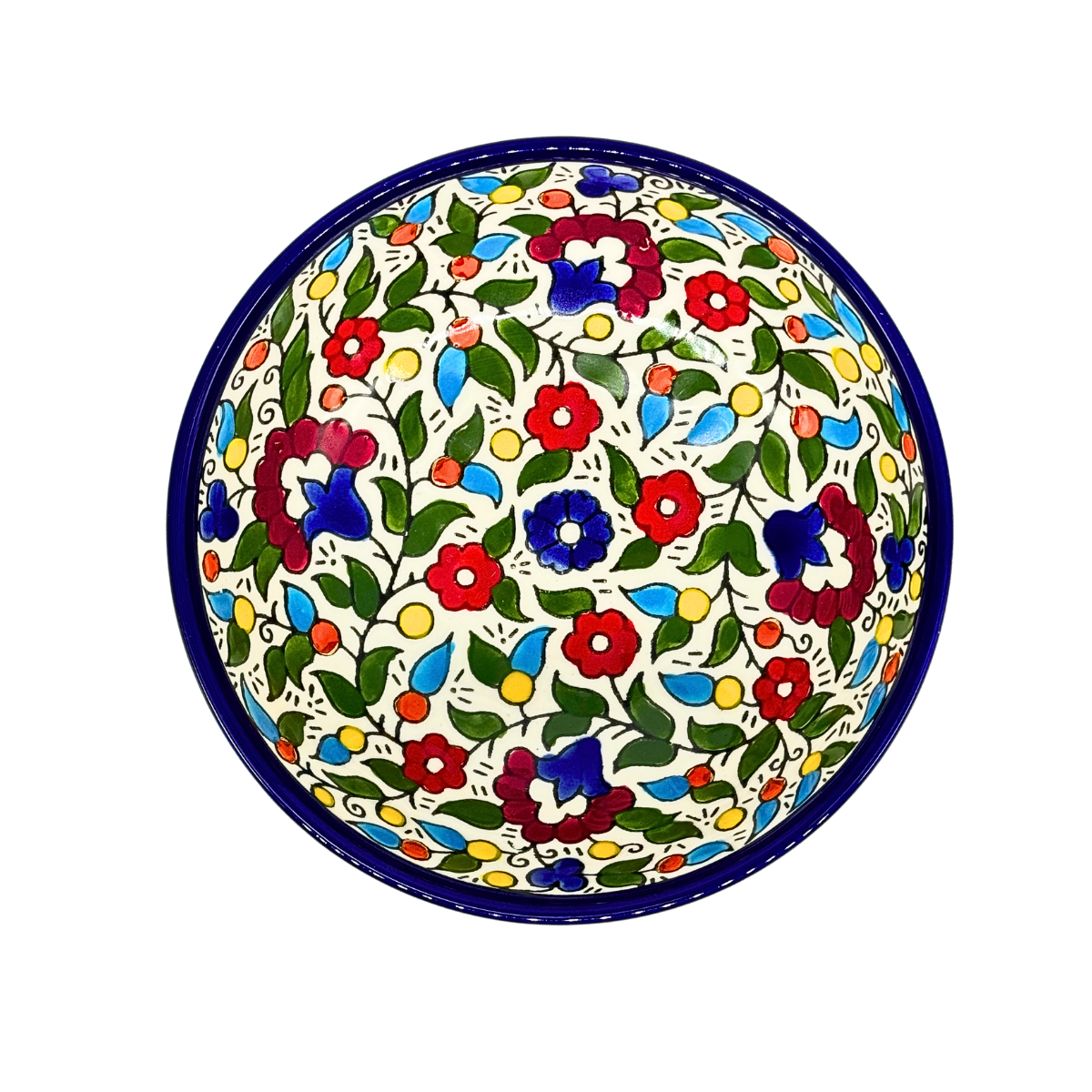 Ceramic Bowl 6" - Classic Multicolor