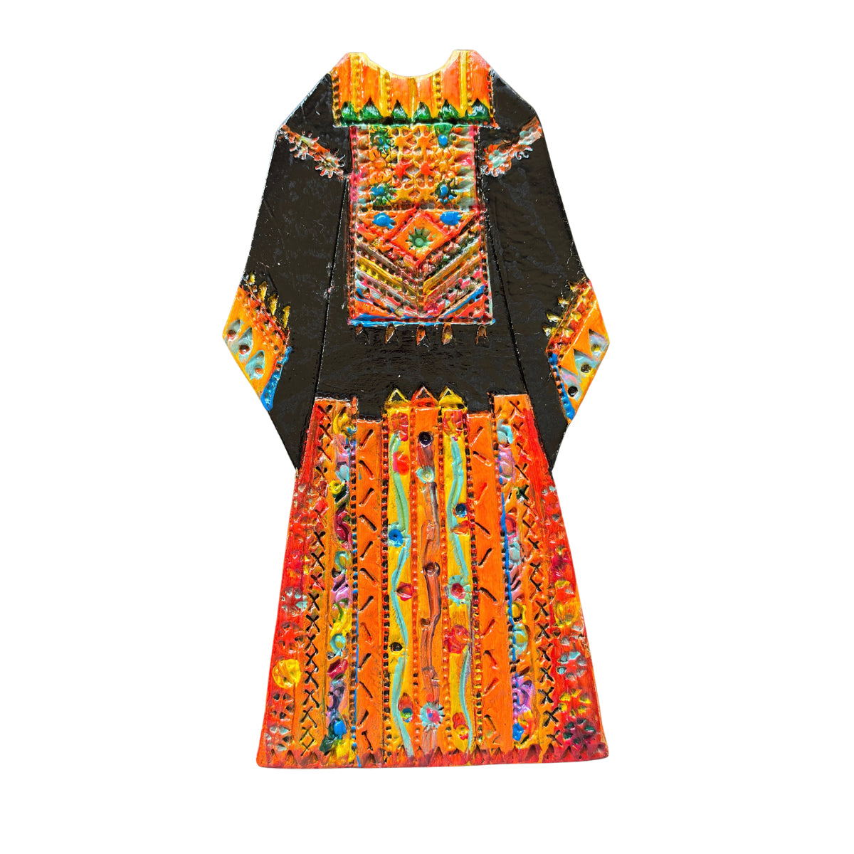 Hand-Painted Clay Thobe 8” - Hebron
