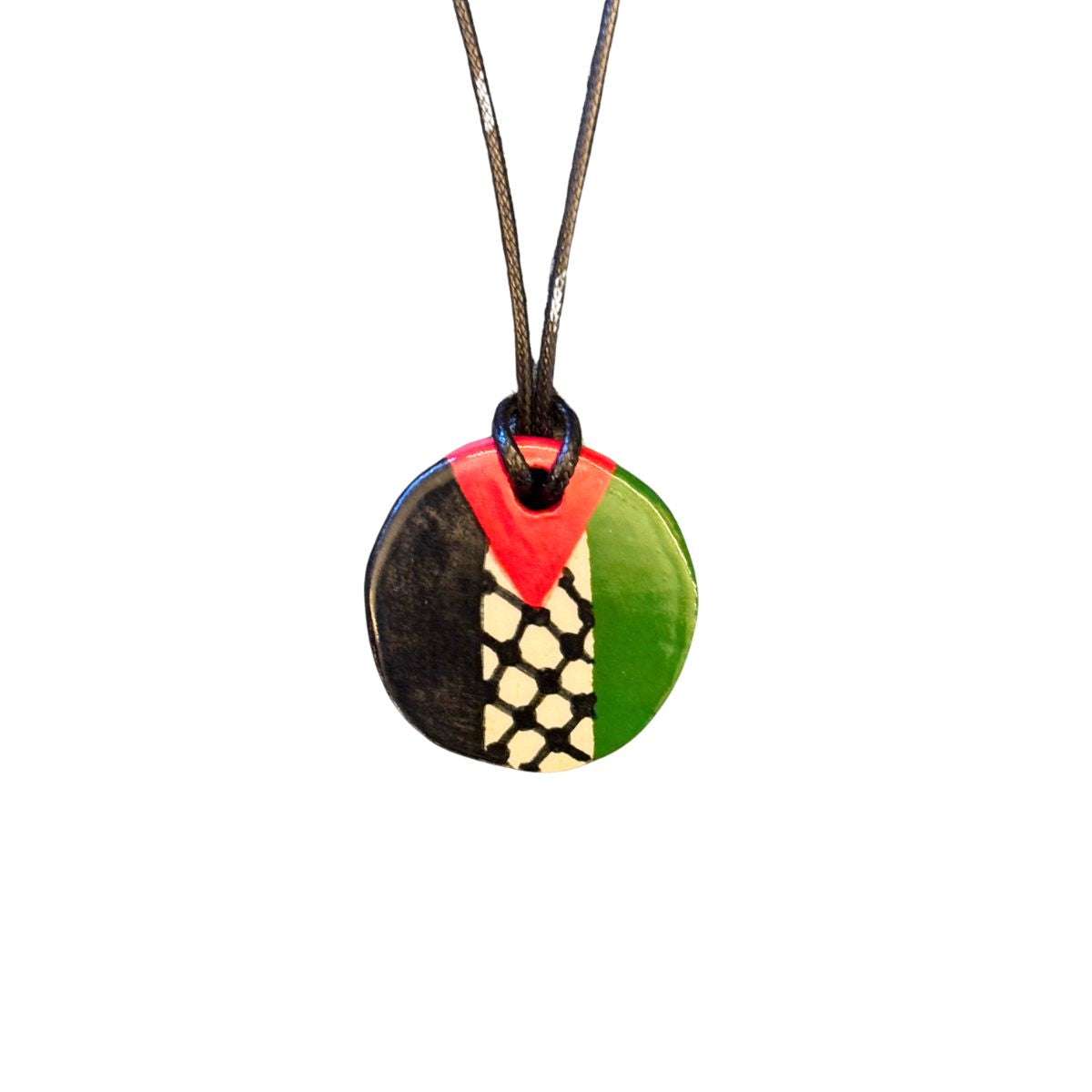 Handmade Palestine Solidarity Pendant