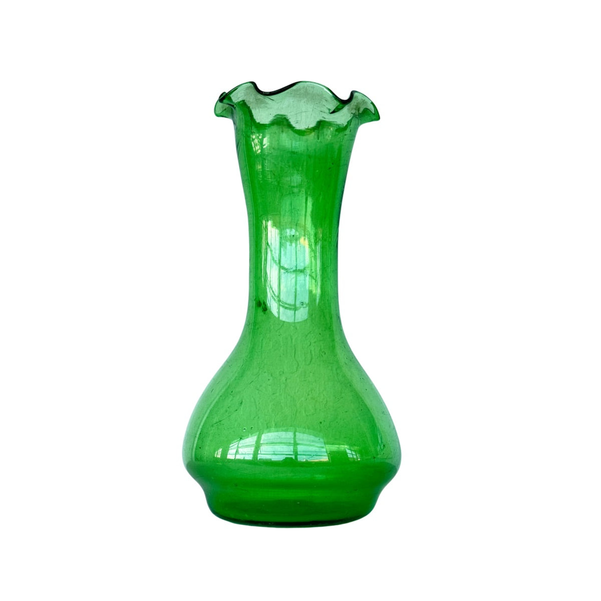 Glass Vase (12”) - Emerald
