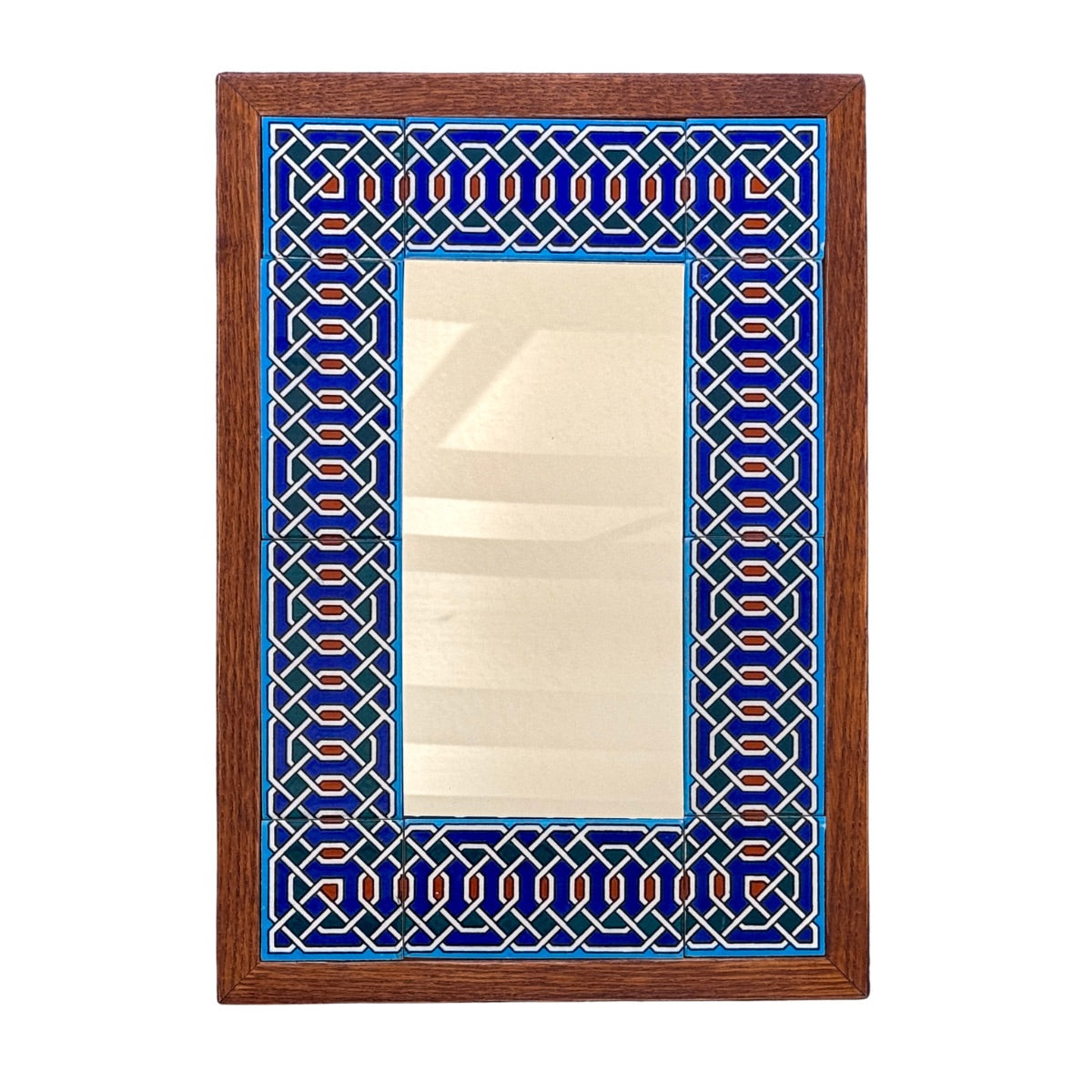 Ceramic Tile Mirror - Geometric Arabesque