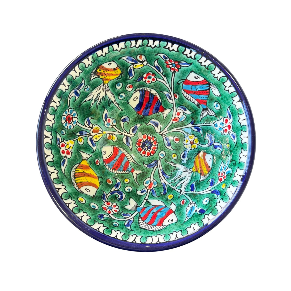 Ceramic Serving Bowl (9.5") - Fish