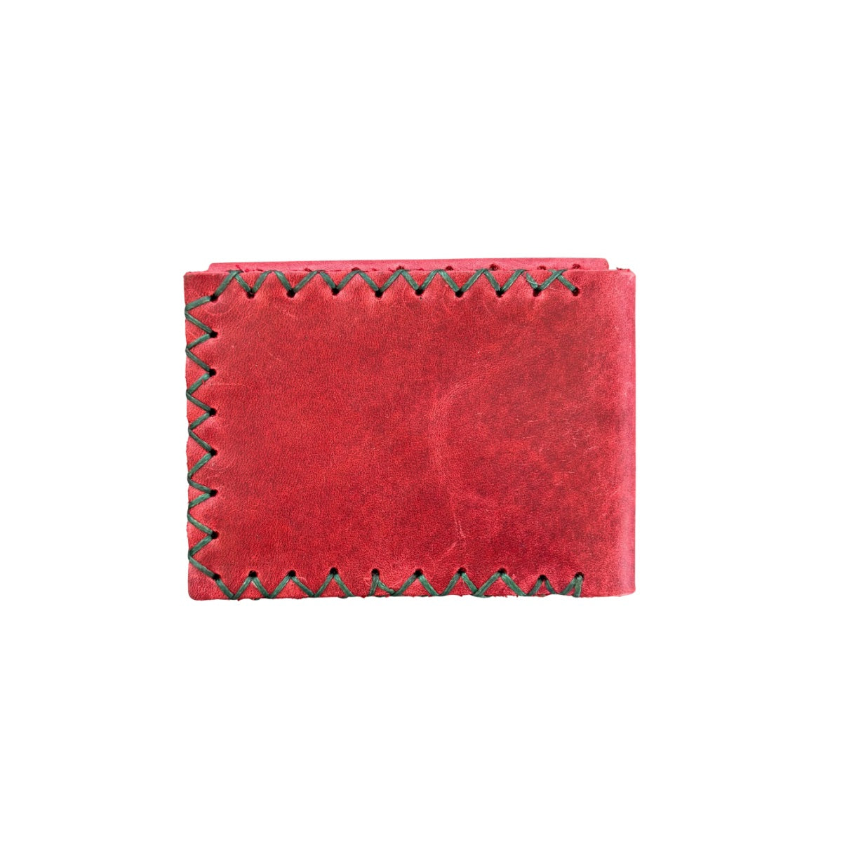 Leather Tri-Fold Wallet - Watermelon