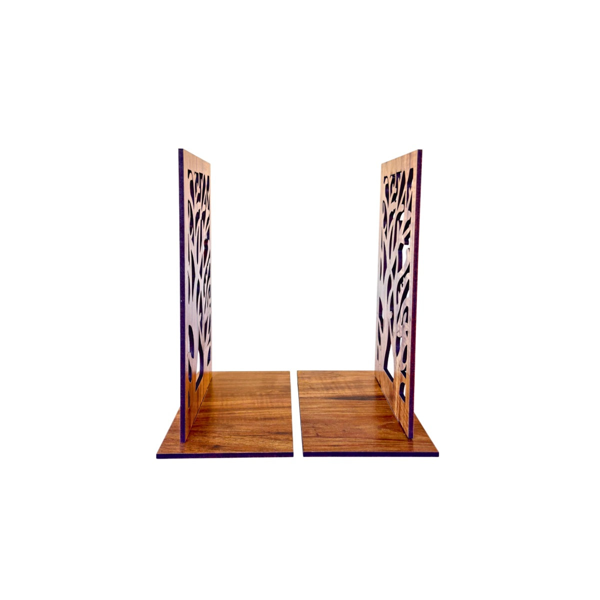 Wooden Bookends - Shajara