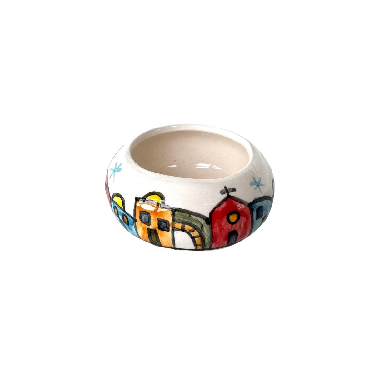 Ceramic Hand-Painted Tiny Bowl - Bethlehem