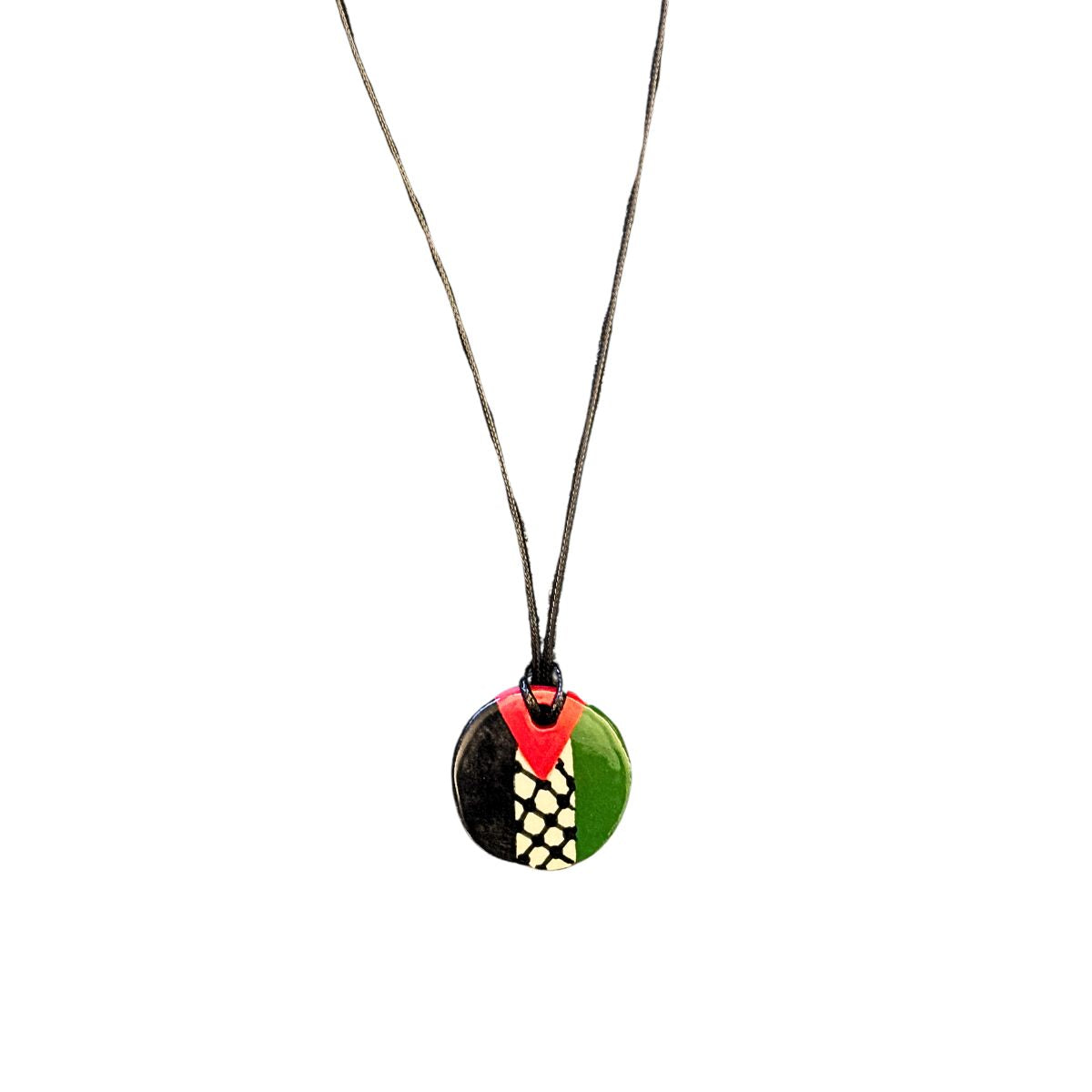 Handmade Palestine Solidarity Pendant