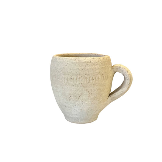 Traditional Palestinian Unglazed Clay Water Cup