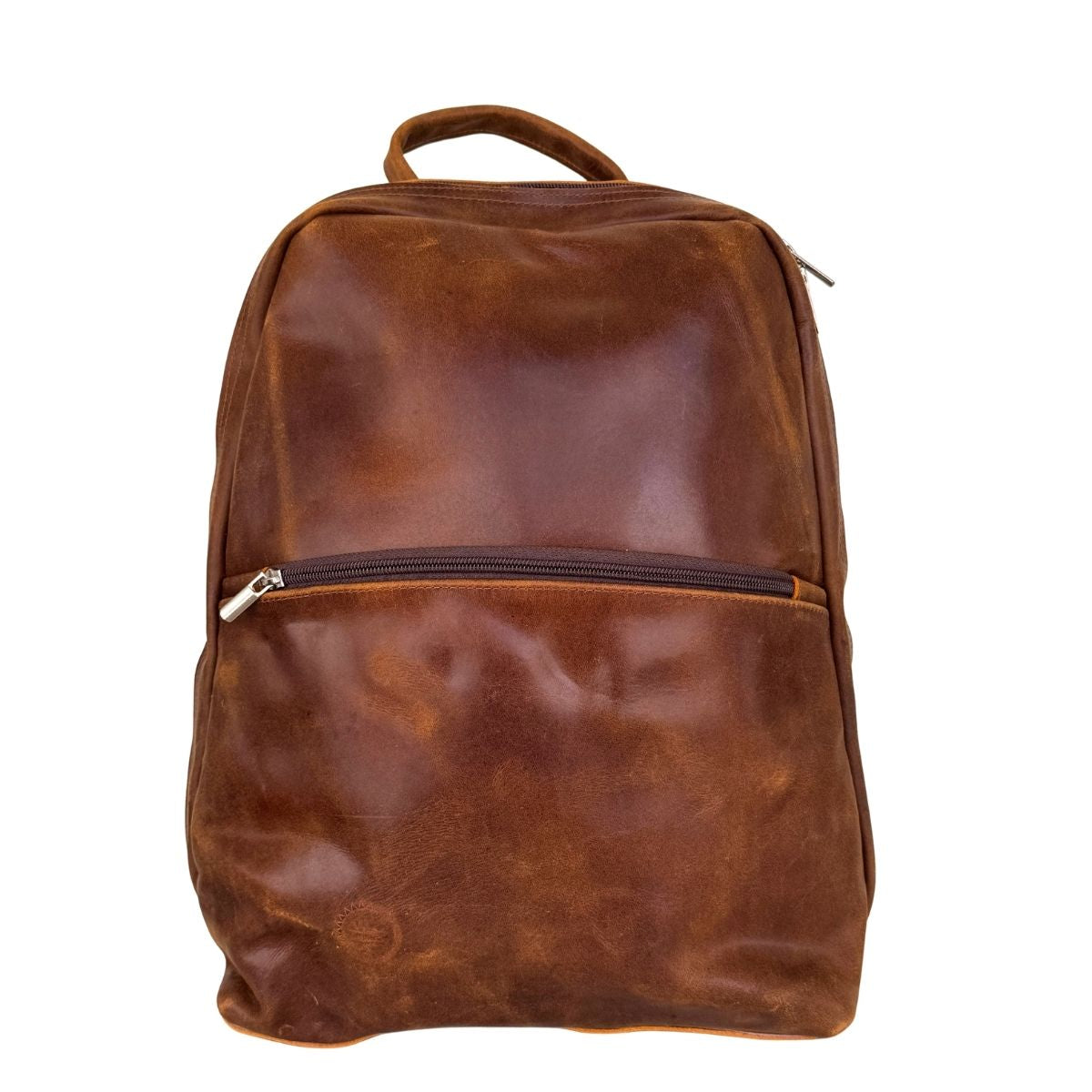 Leather Backpack - Brown