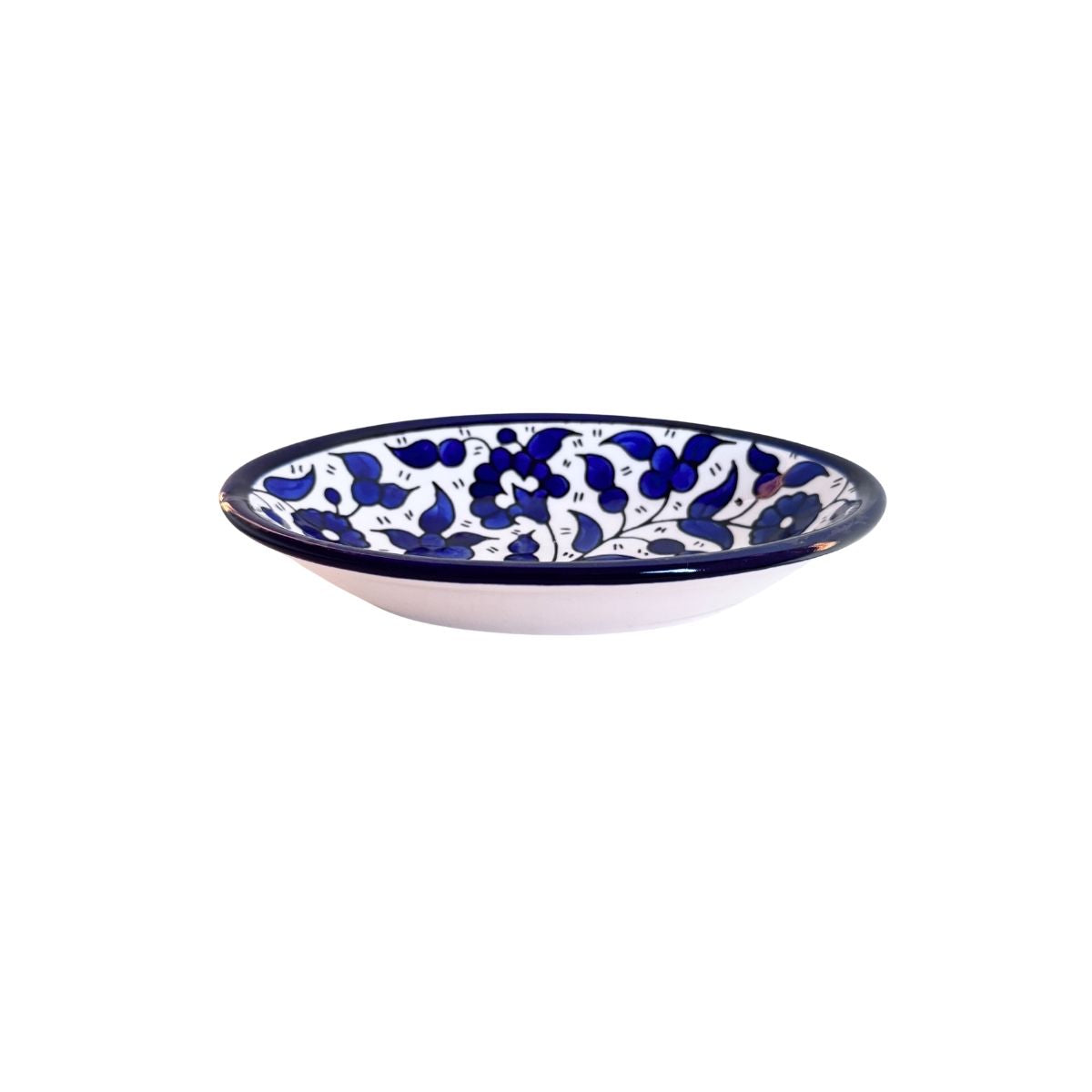 Ceramic Oval Dish (6”) - Classic Blue