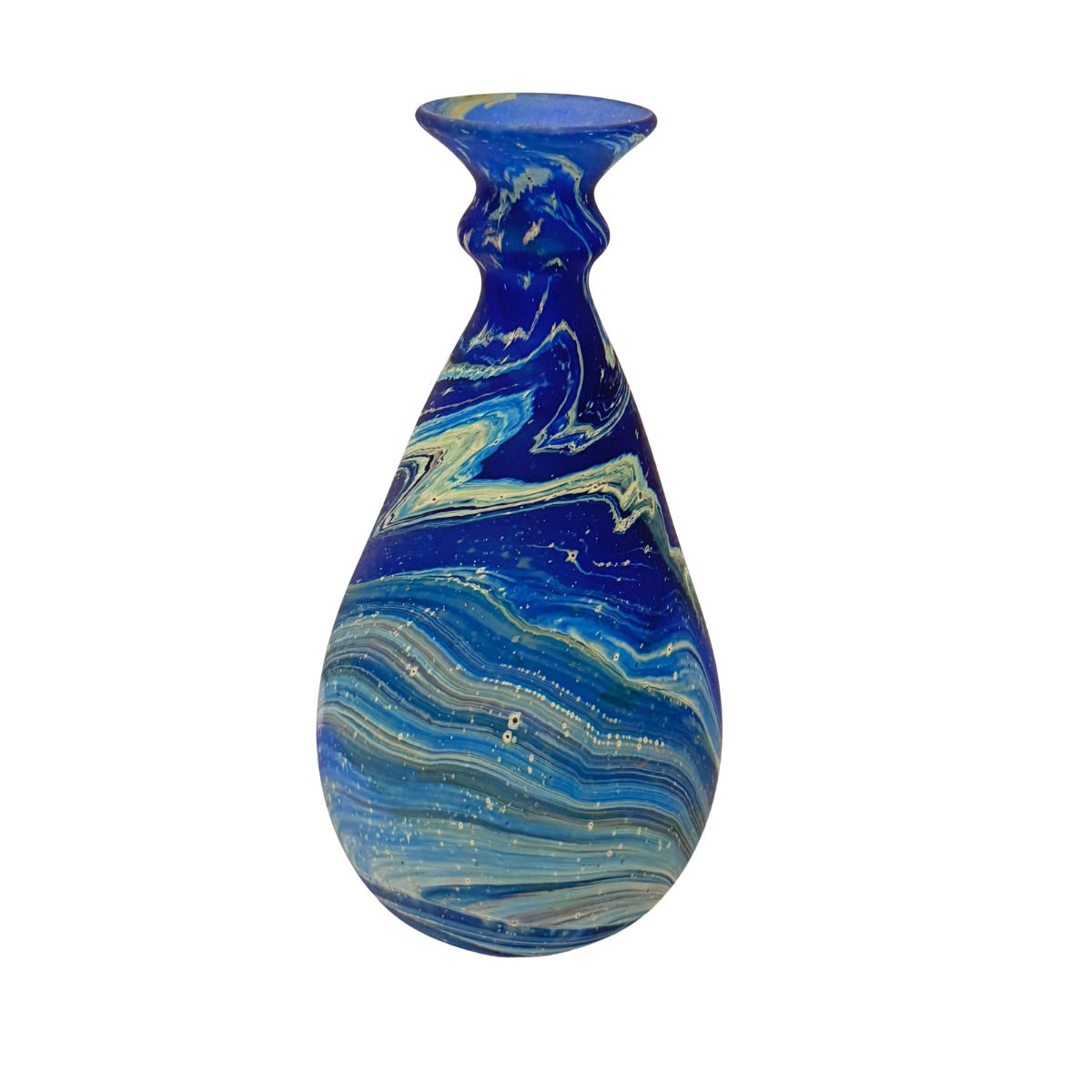 Phoenician Glass Vase - Blue