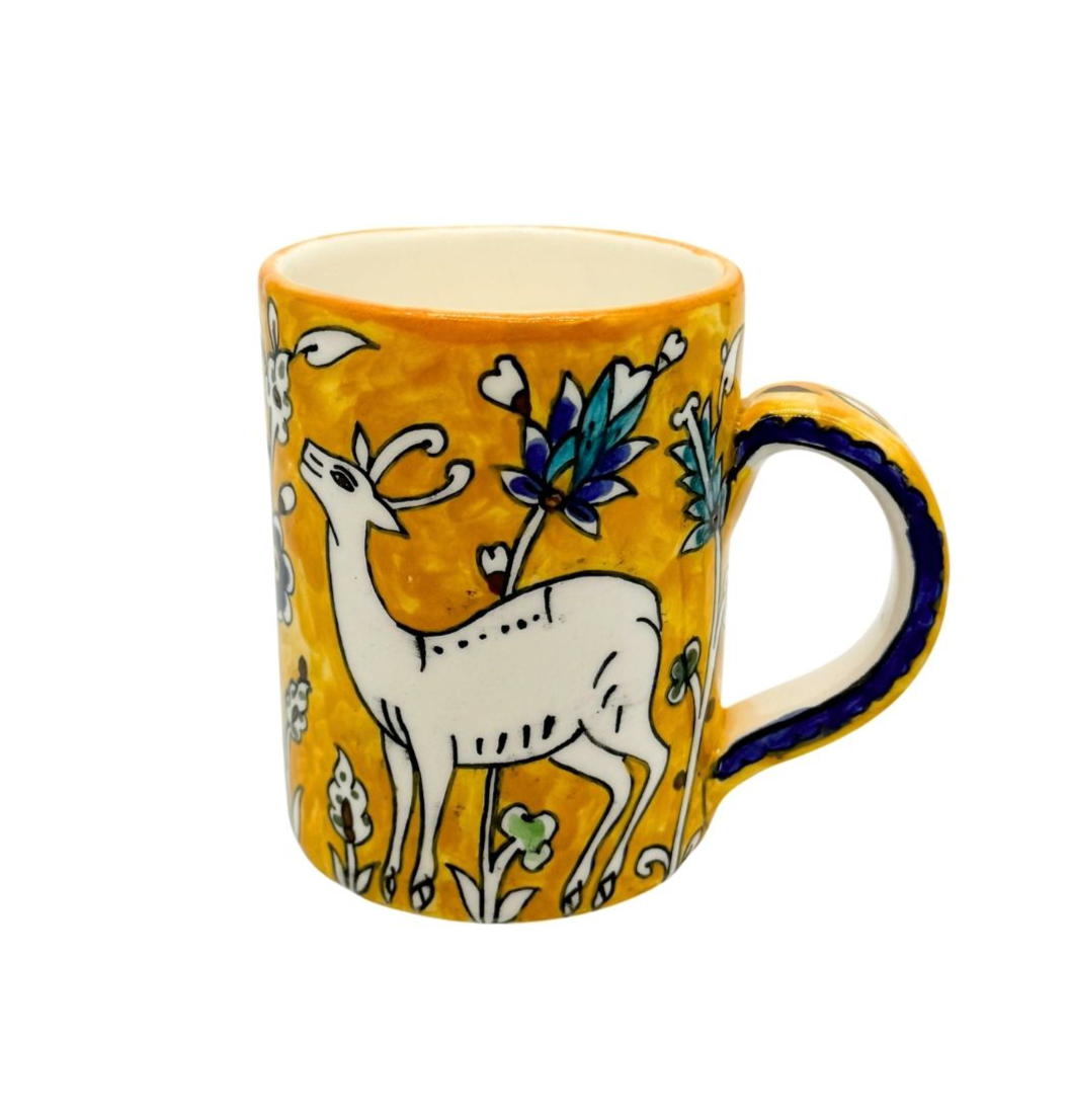 Ceramic Mug - Yellow Gazelle