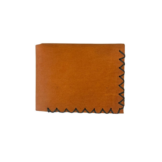 Leather Tri-Fold Wallet (Small) - Camel