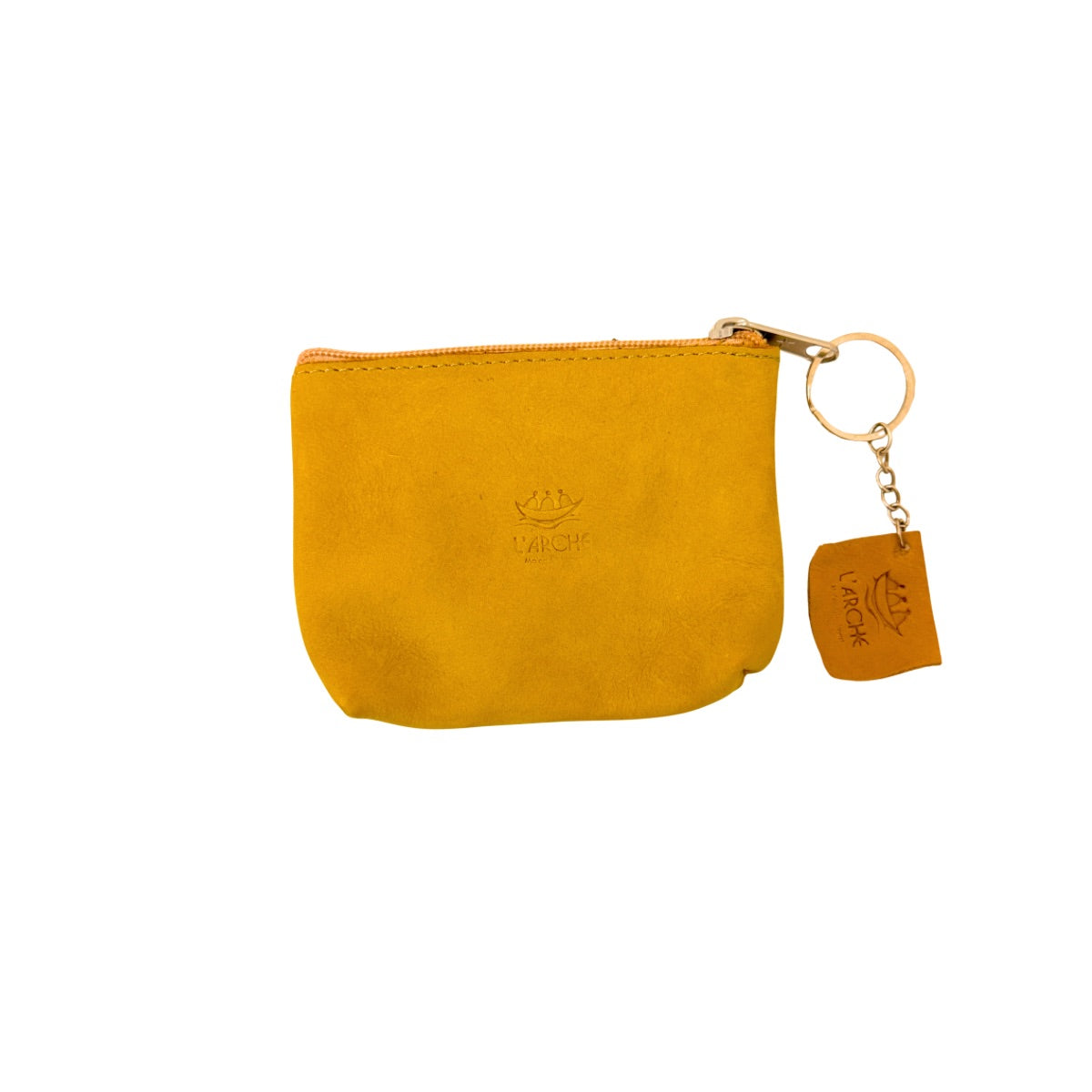Suede Purse (5” x 4") - Lemon