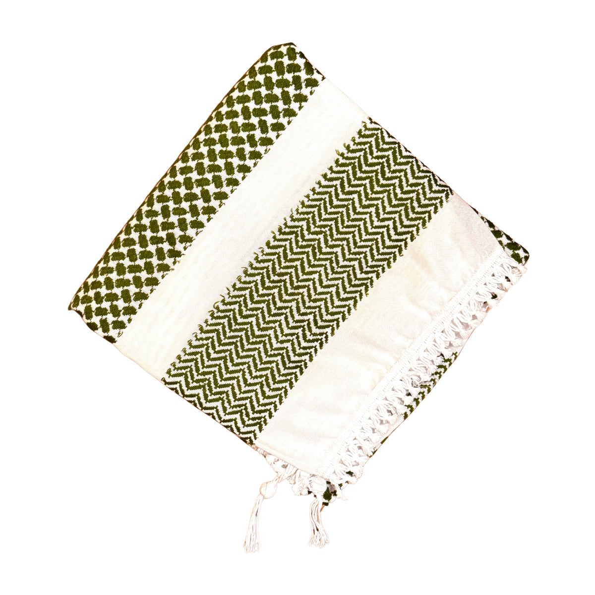Nablus Keffiyeh - Olive