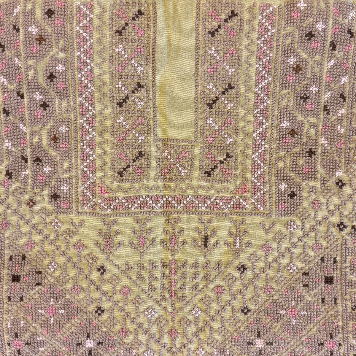 Embroidered Shoulder Bag - Violet