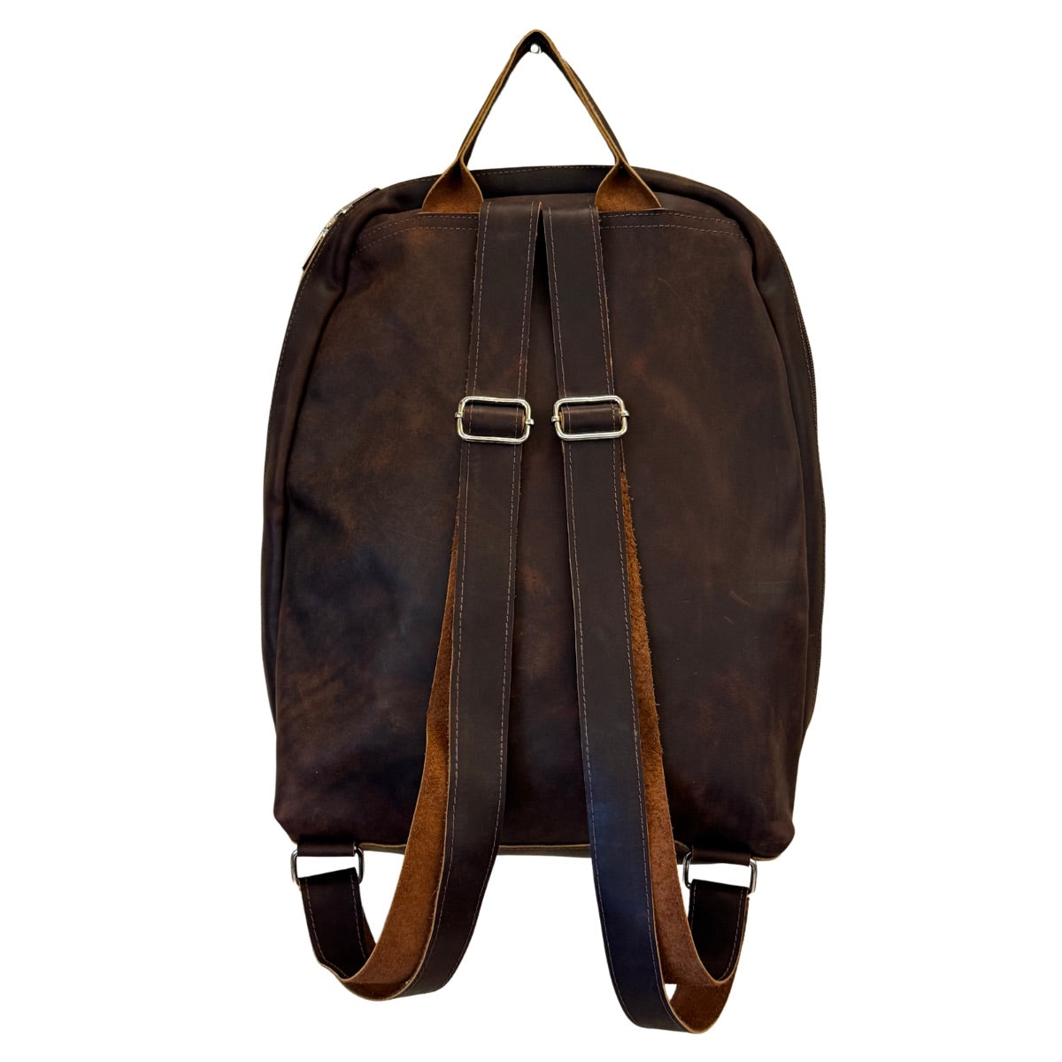 Leather Backpack - Brown