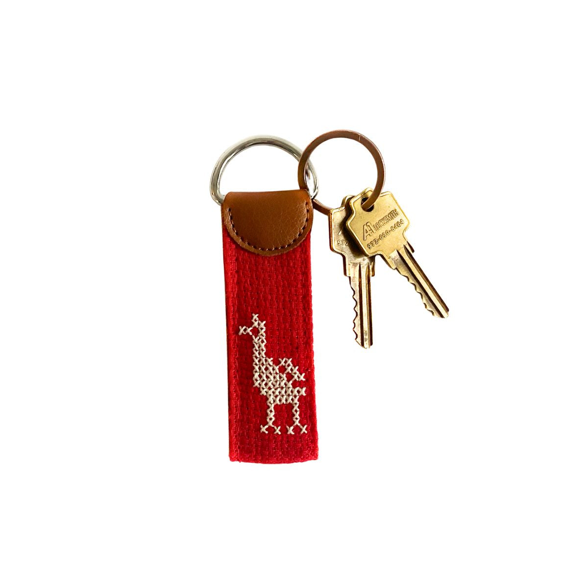Pigeon Key Fob in Red