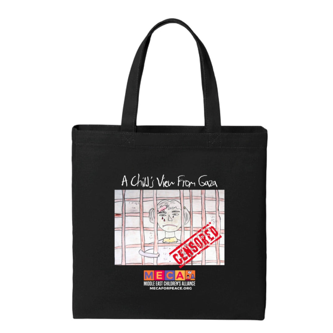 “A Child’s View From Gaza” Tote Bag