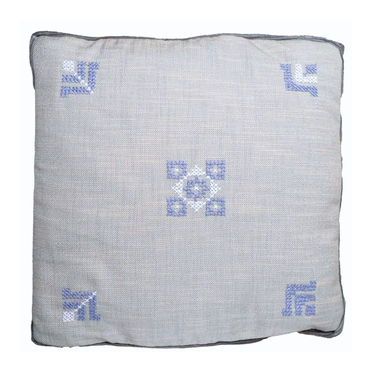 Feathers Pillow Cover - Grey