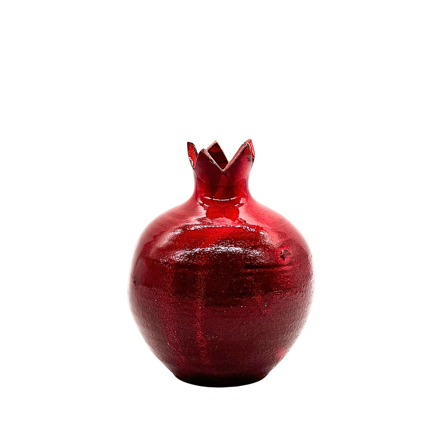 Ceramic Pomegranate Vase (5”-6")