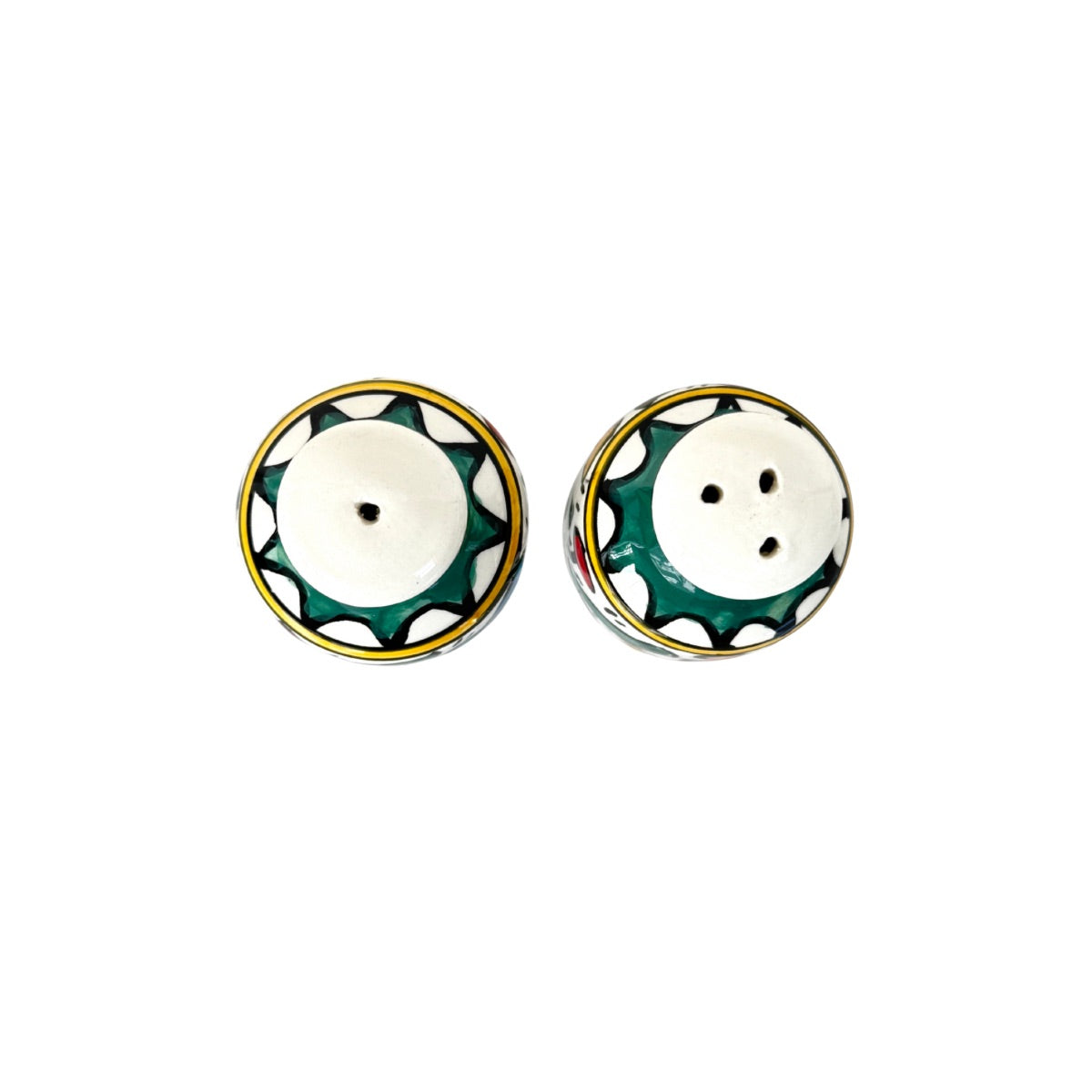 Ceramic Salt & Pepper Shakers Teal
