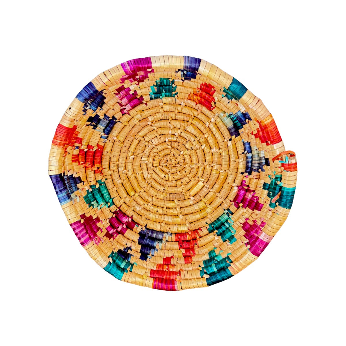 Basket by Women in Salfit (10") - Four Color