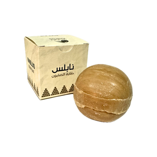 Round Olive Oil Soap from Nablus