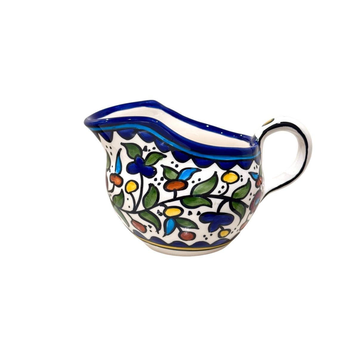 Ceramic Gravy Boat 5” - Multicolor